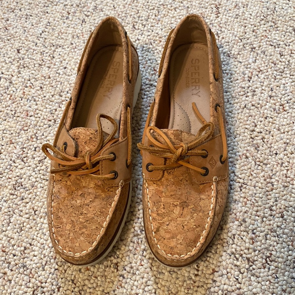 Sperry cork shoes